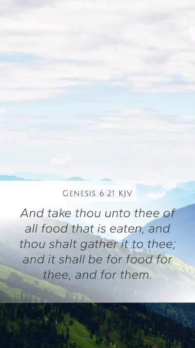 Genesis 6:21 Explained