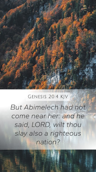 Genesis 20:4 Explained