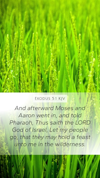Exodus 5:1 Explained