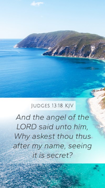 Judges 13:18 Explained