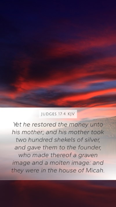 Judges 17:4 Explained