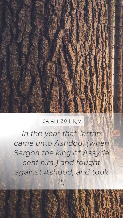 Isaiah 20:1 Explained