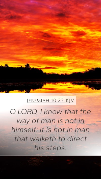Jeremiah 10:23 Explained
