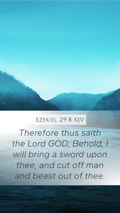 Ezekiel 29:8 Explained