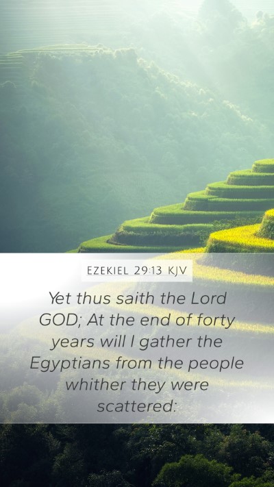 Ezekiel 29:13 Explained
