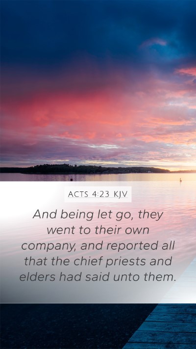 Acts 4:23 Explained