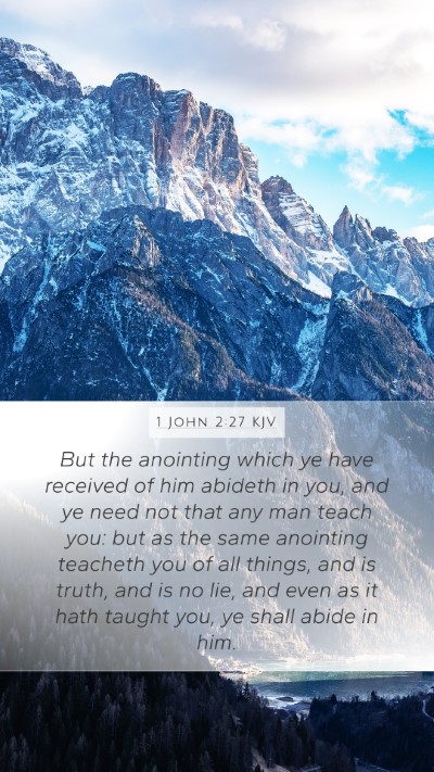 1 John 2:27 Explained